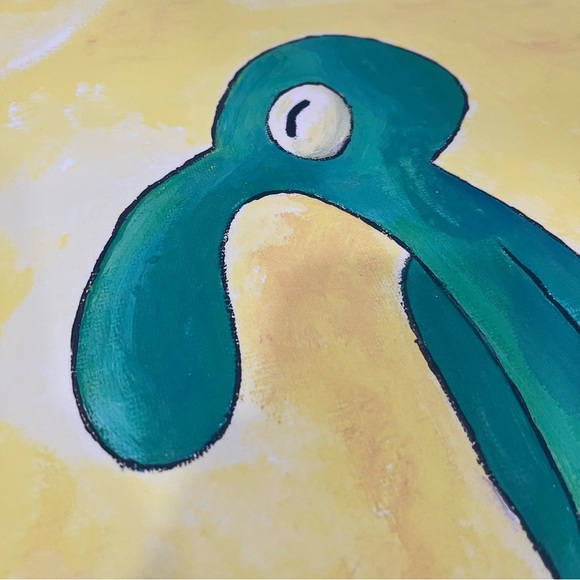 Squidward Painting Bold and Brash SpongeBob Fan Art Canvas Print - Picture 6 of 7